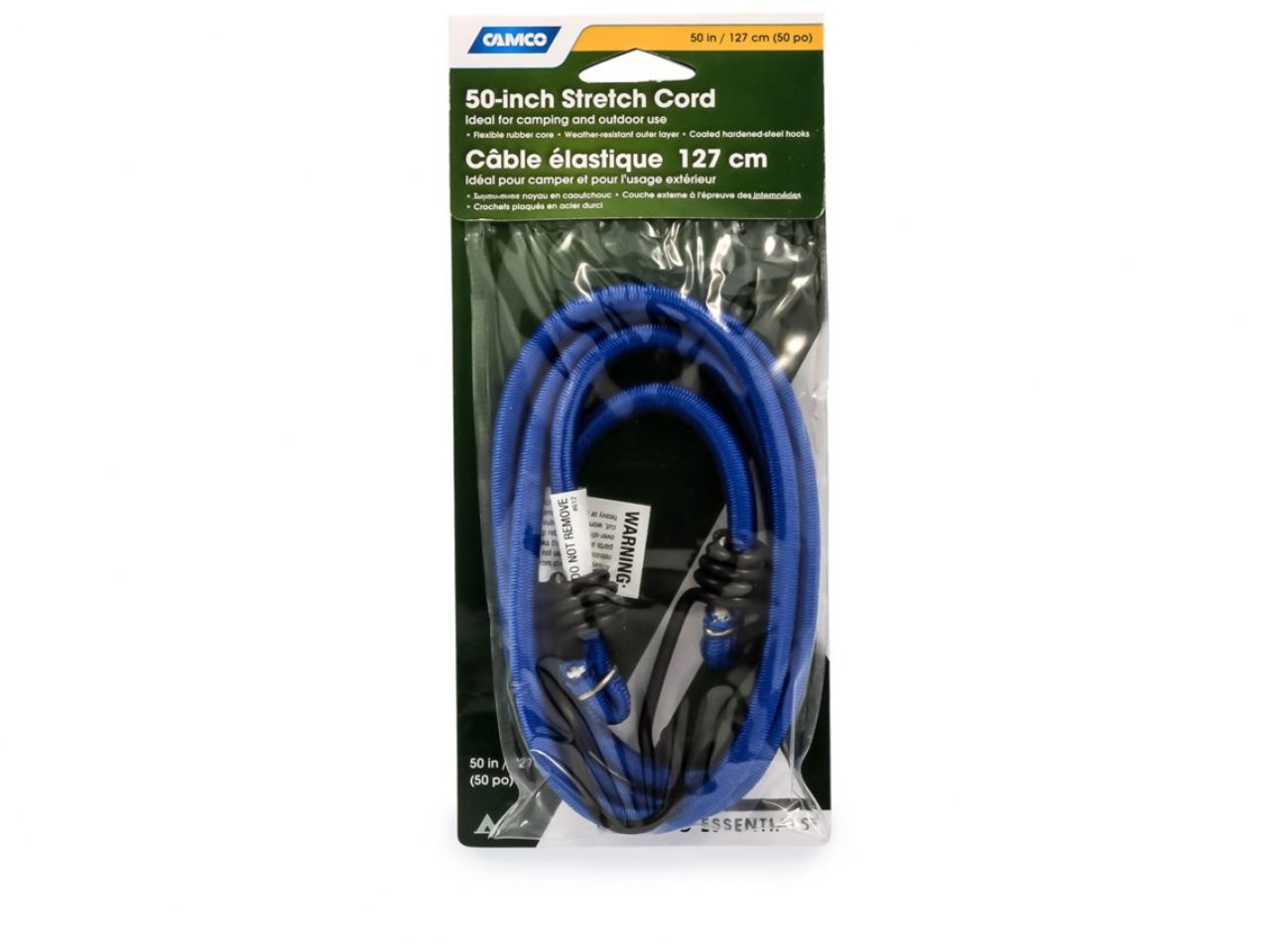 Camco Stretch Cord - 50", 1 pack Bilingual