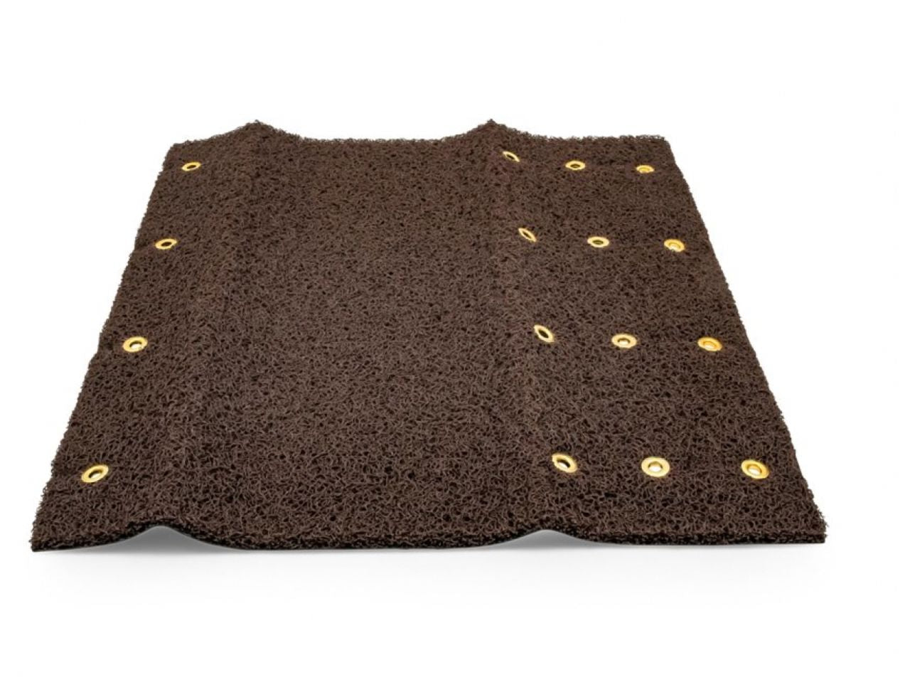 Camco Scrub Rug Premium Step Rug - w / UV&TPE Back, 22" x23",Brown