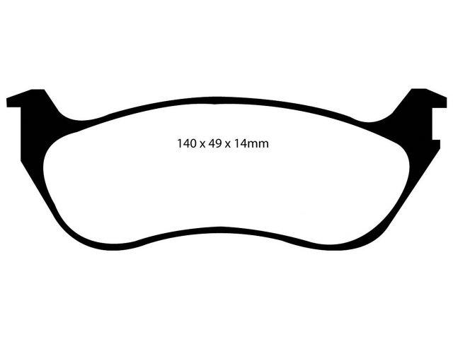 EBC Brake Pads DP41631R Item Image