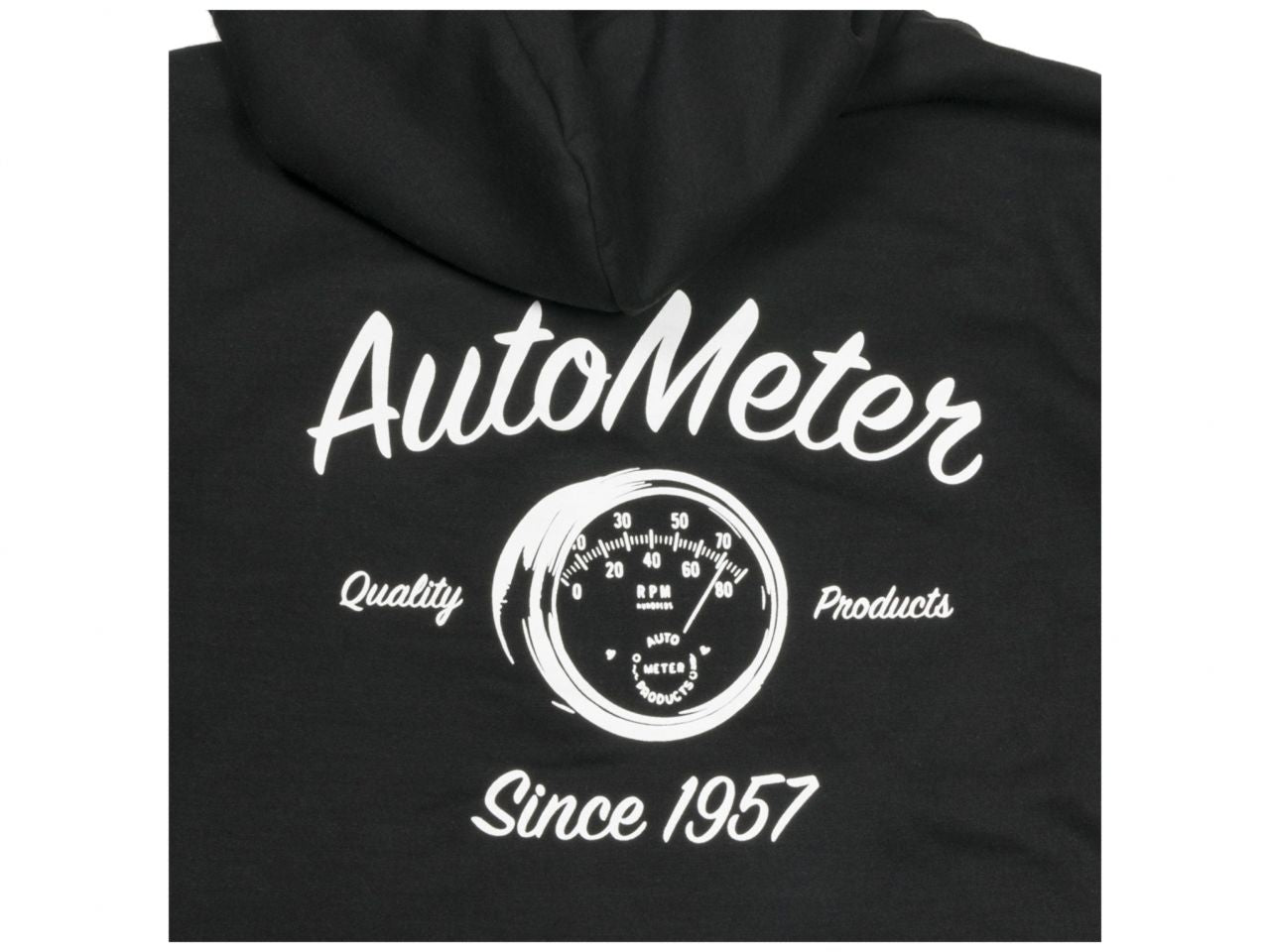 Autometer Zip Hoodie,Vintage,Black,3XL