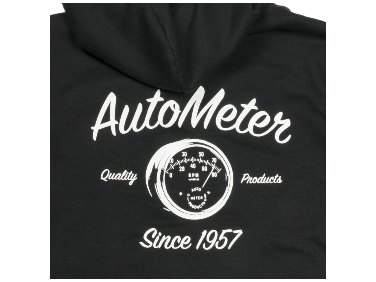 Autometer Zip Hoodie,Vintage,Black,Meduim