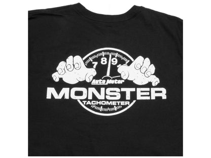 Autometer T-Shirt,Adult Large,Black,'Monster'