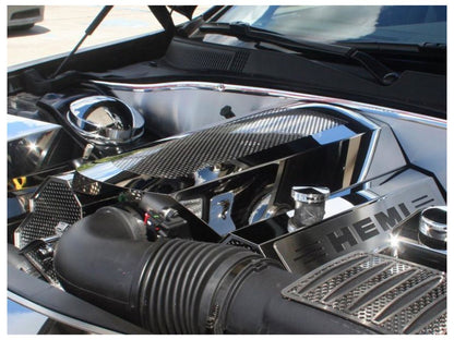 American Car Craft (ACC) Engine Dress Up Kit;09-17 Dodge Challenger 5.7L Polished Plenum Cover