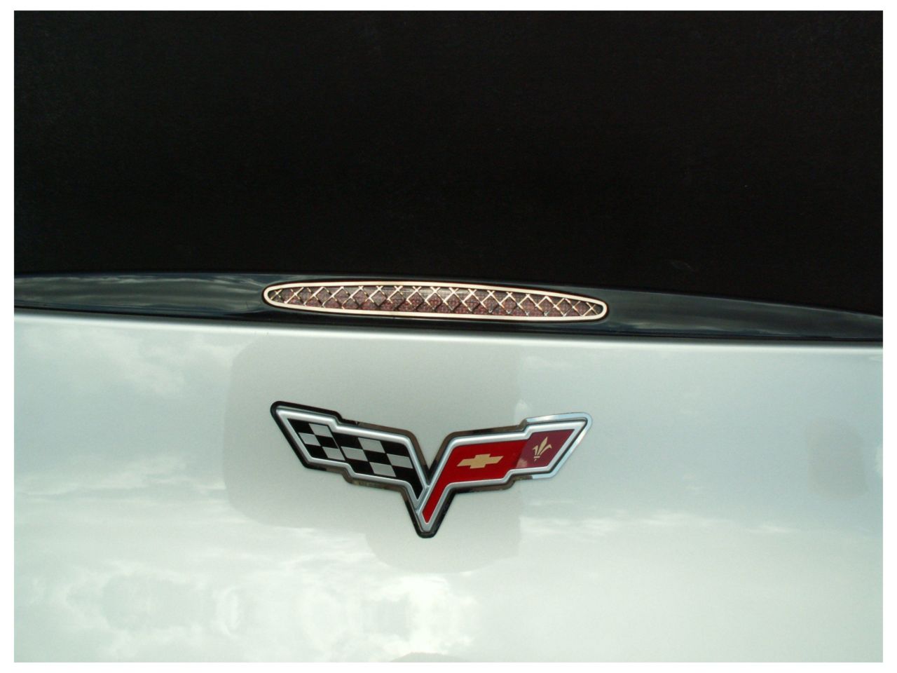 American Car Craft (ACC) Emblem Trim;Corvette C6 Emblem Rings Polished 2Pc 2005-2013 C6