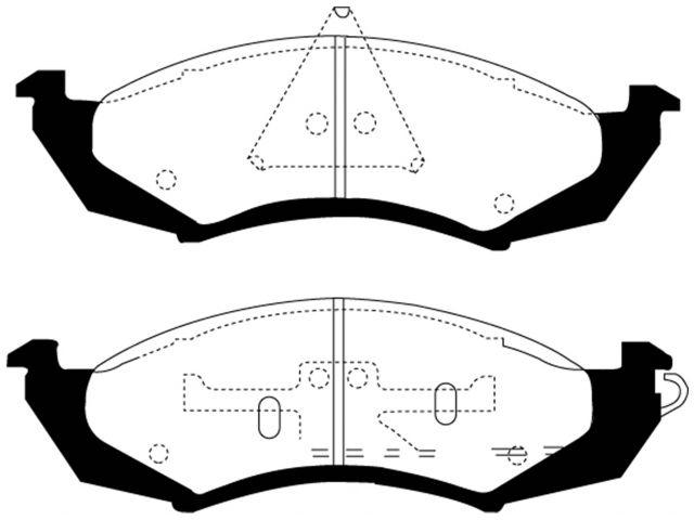 EBC Brake Pads DP21180 Item Image