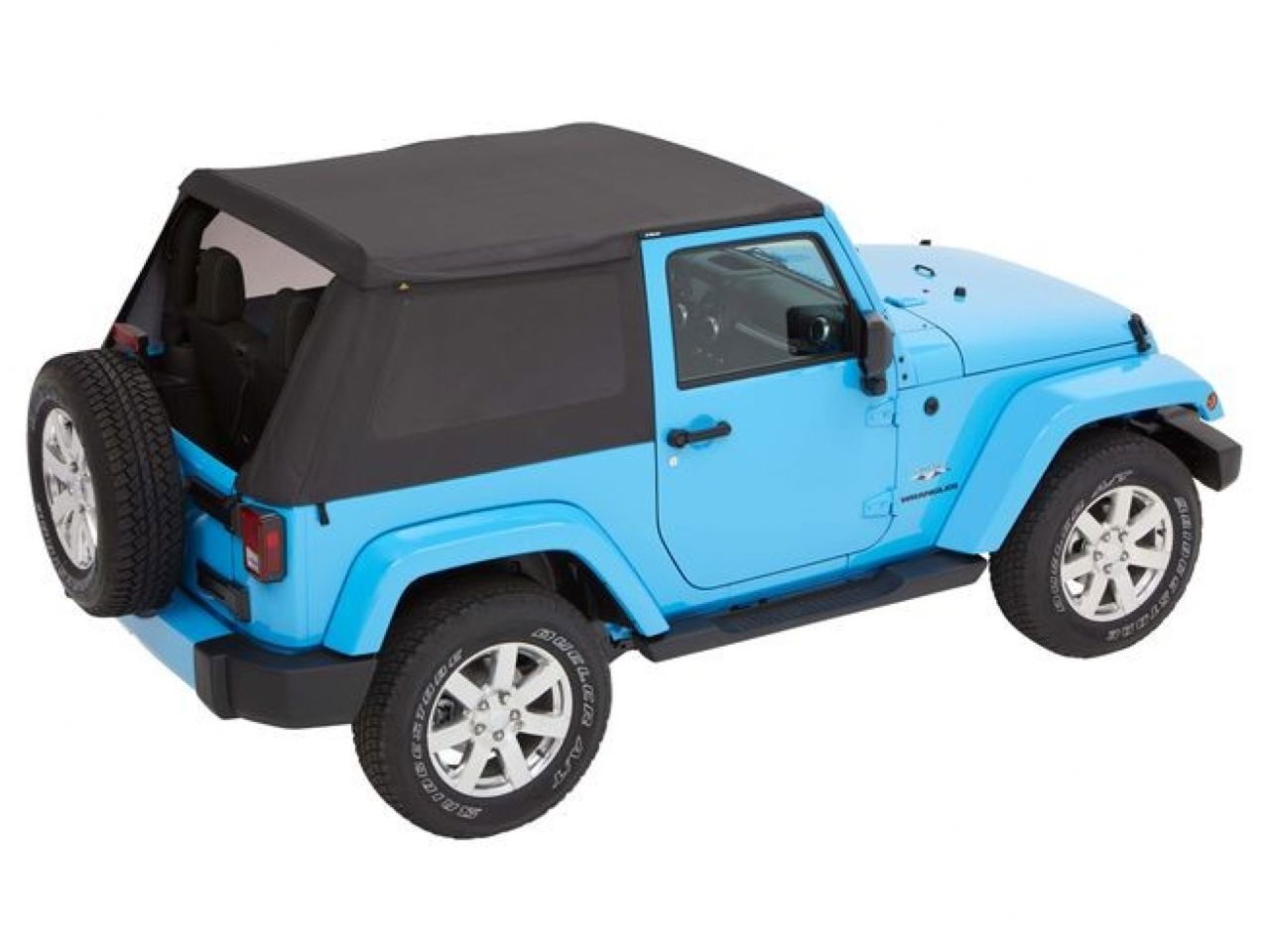 Bestop Soft Top; All New Trektop NX; Black Diamond; Fabric