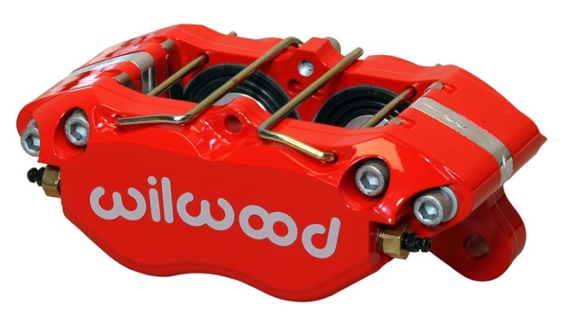 Wilwood Caliper-Dynapro Dust-Boot 5.25in Mount - Red 1.75in Pistons 1.00in Disc 120-15131-RD