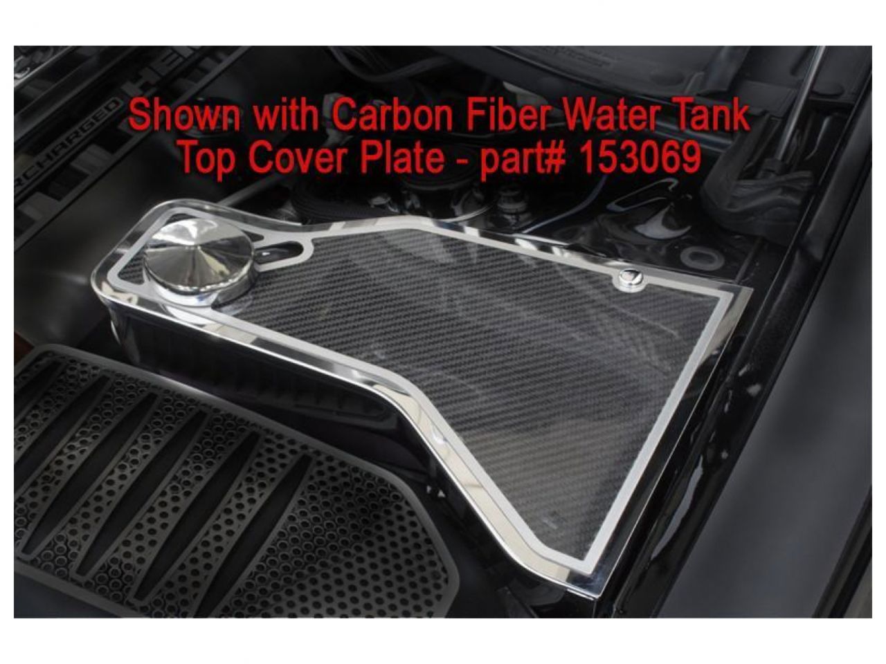 American Car Craft (ACC) 2011-2019 Challenger - Polished Water Tank Cover w/Cap 5.7L/SRT8 6.1L