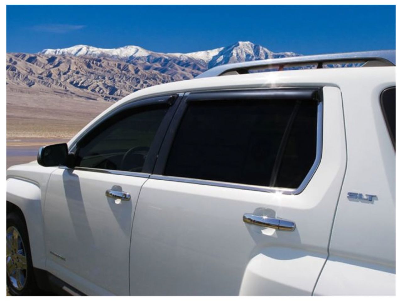 Stampede Tape-Onz Sidewind Deflector, Smoke, 4 pc. for 2010-2017 GMC Terrain