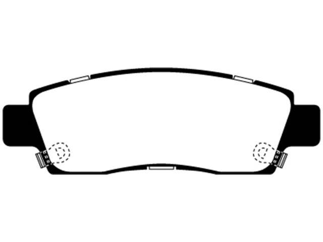 EBC Brake Pads DP21672 Item Image