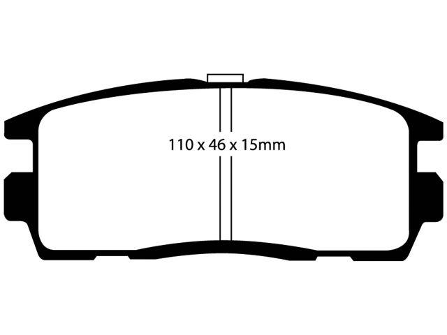 EBC Brake Pads DP41797R Item Image