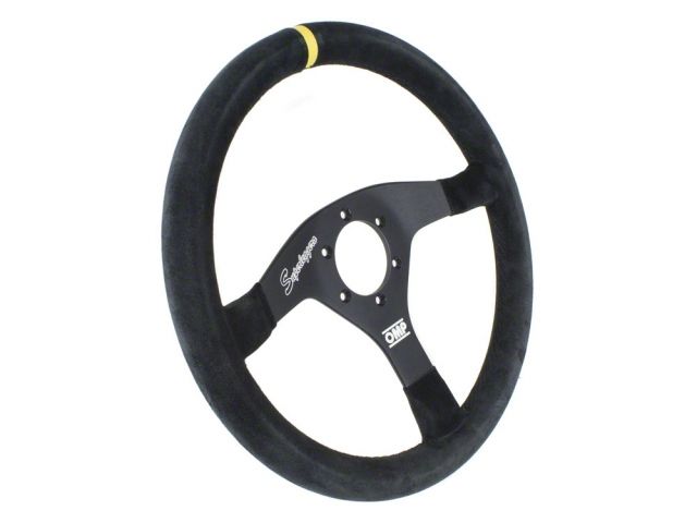 OMP Velocita Superleggero 350 mm Black Suede Steering Wheel