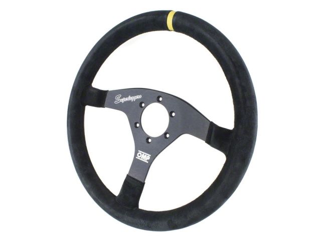 OMP Velocita Superleggero 350 mm Black Suede Steering Wheel