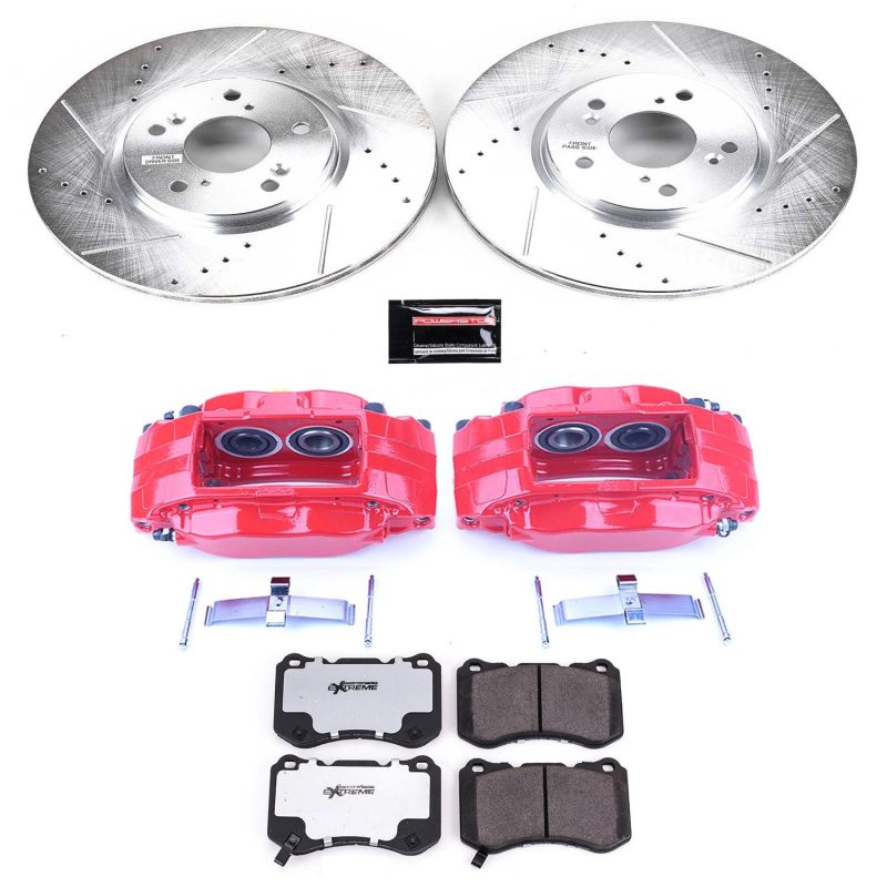 PowerStop PSB Z26 Street Kit w/Cals Brakes, Rotors & Pads Brake Kits - Performance D&S main image