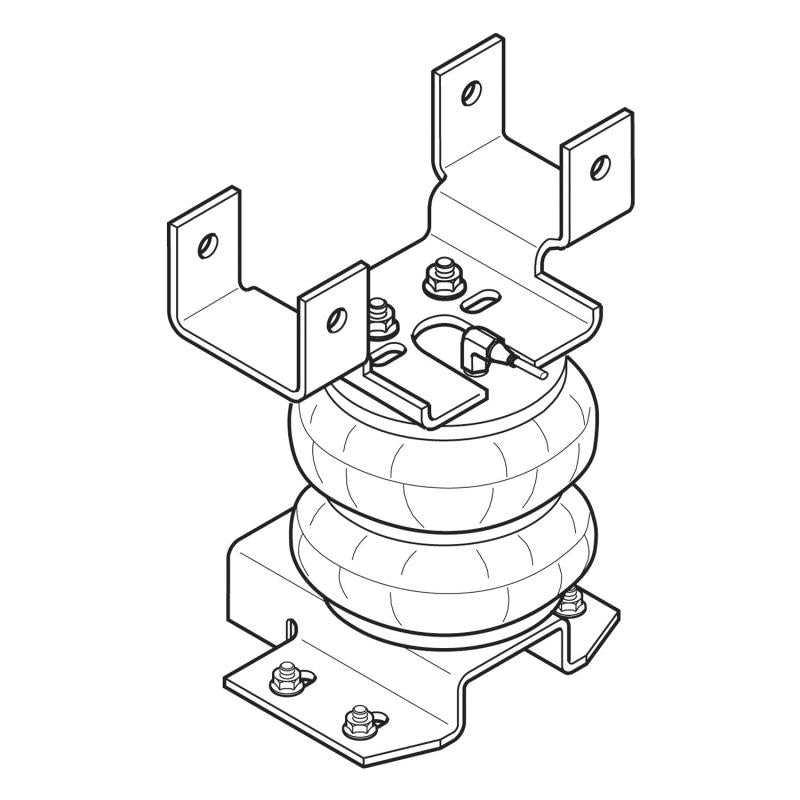 Firestone Ride-Rite Air Helper Spring Kit Rear 01-03 Chevy/GMC C1500HD 2WD/4WD (W217602190) 2190 Main Image