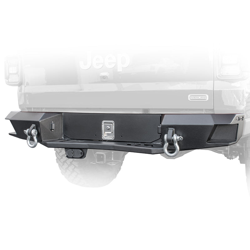 DV8 Offroad DV8 20-22 Jeep Gladiator Rear Bumper with Drawer RBGL-03