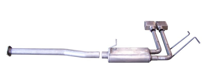 Gibson 08-09 Chevrolet Silverado 1500 LS 4.8L 2.5in Cat-Back Super Truck Exhaust - Aluminized 5629 Main Image