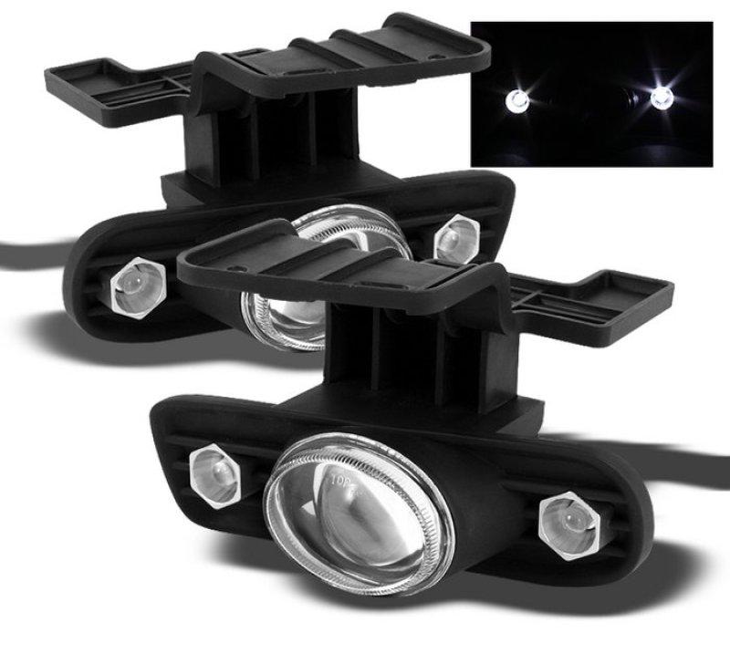 Spyder Chevy Silverado 99-02/ Suburban 00-06 Halo Projector Fog Lights w/swch Clear FL-P-CS99-HL 5015822 Main Image