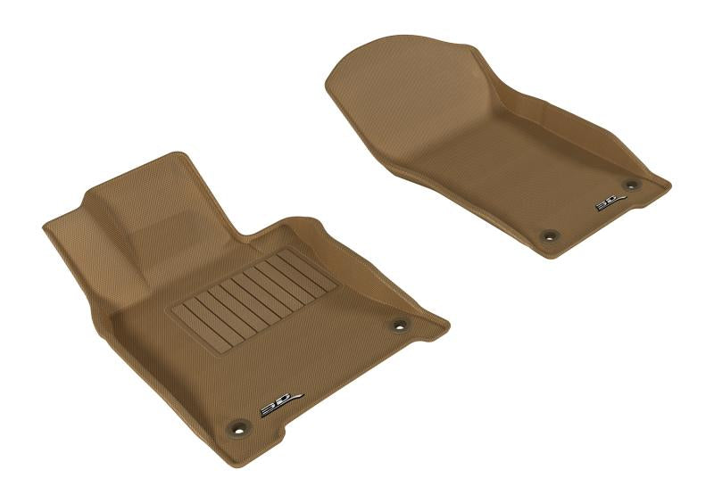 3D MAXpider 2014-2017 Infiniti Q50 Kagu 1st Row Floormat - Tan L1IN01711502 Main Image