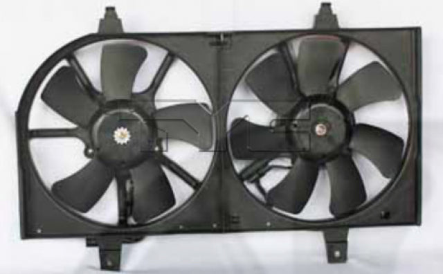 TYC Dual Radiator and Condenser Fan Assembly