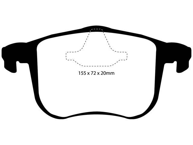 EBC Brake Pads UD1257 Item Image