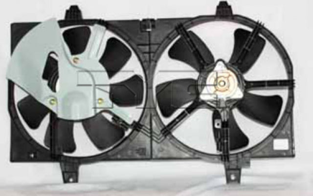 TYC Dual Radiator and Condenser Fan Assembly