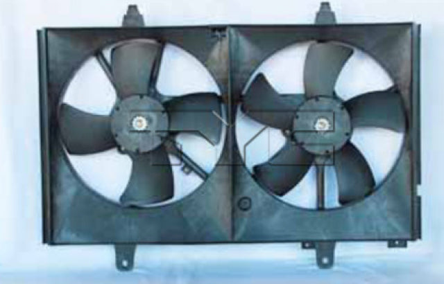 TYC Dual Radiator and Condenser Fan Assembly