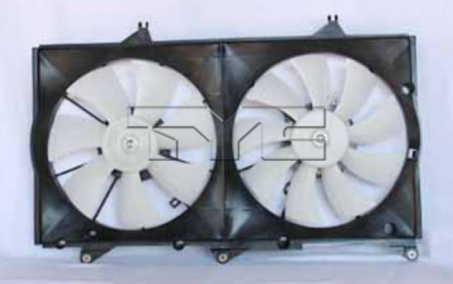 TYC Dual Radiator and Condenser Fan Assembly