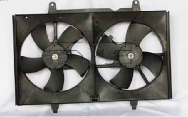 TYC Dual Radiator and Condenser Fan Assembly