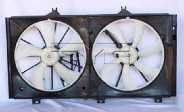 TYC Dual Radiator and Condenser Fan Assembly