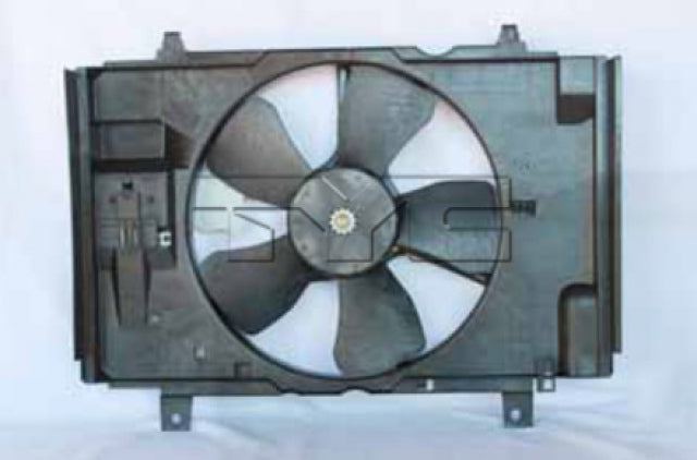 TYC Dual Radiator and Condenser Fan Assembly