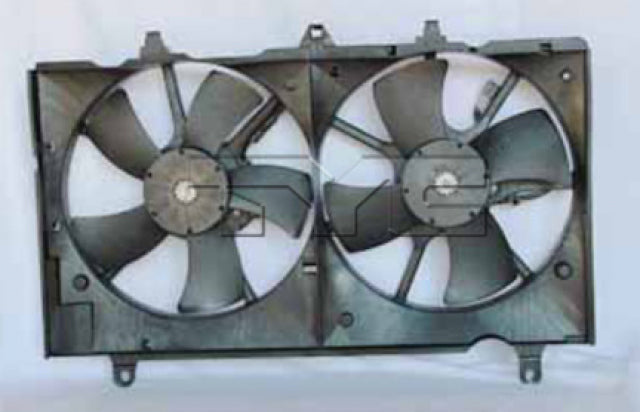 TYC Dual Radiator and Condenser Fan Assembly