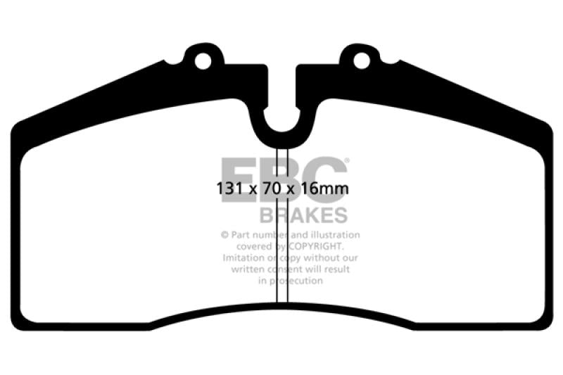 EBC Stoptech ST-45 Caliper Orangestuff Brake Pads DP91014 Main Image