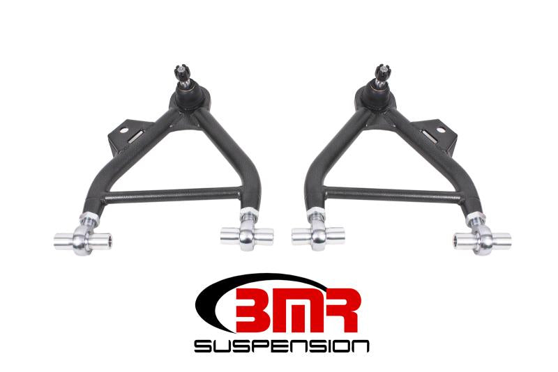 BMR 79-93 Mustang Lower A-Arm (Coilover Only) w/ Adj. Rod End and STD. Ball Joint - Black Hammertone AA036H Main Image