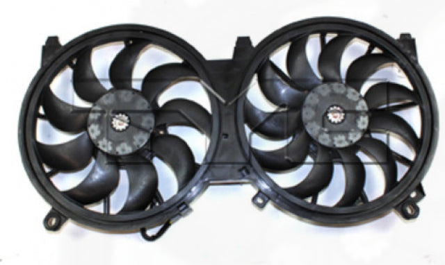 TYC Dual Radiator and Condenser Fan Assembly