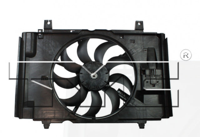 TYC Dual Radiator and Condenser Fan Assembly