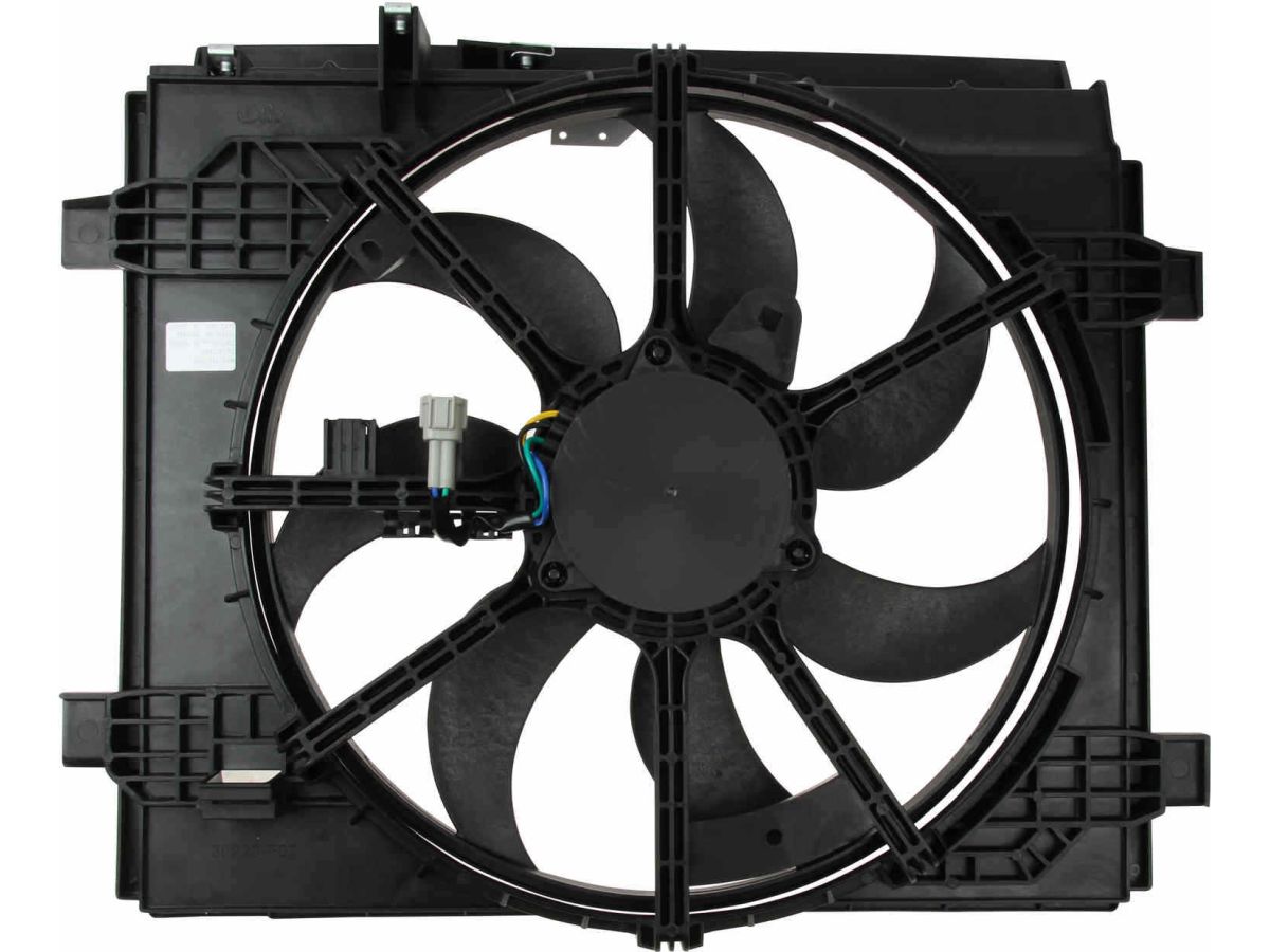 TYC Dual Radiator and Condenser Fan Assembly