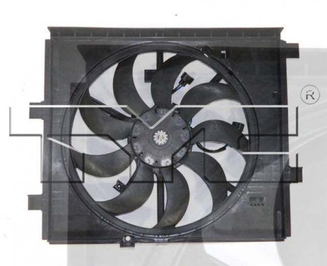 TYC Dual Radiator and Condenser Fan Assembly