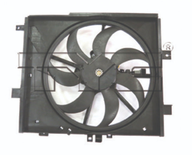 TYC Dual Radiator and Condenser Fan Assembly