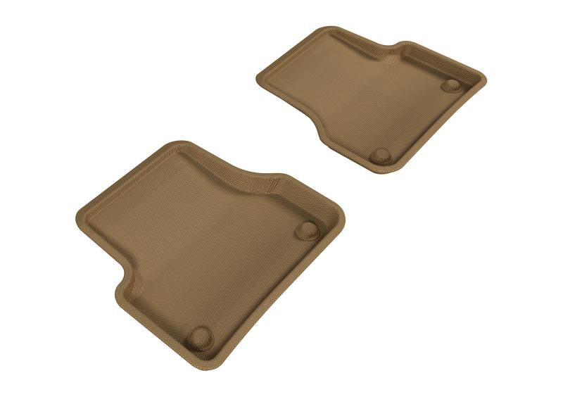 3D MAXpider 2012-2018 Audi A6/A7/S6/S7/RS7 Kagu 2nd Row Floormats - Tan L1AD02221502 Main Image