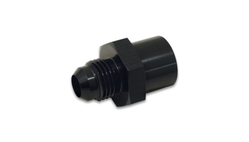 Vibrant M14 x 1.5 Female to -6AN Male Flare Adapter - Anodized Black 16785