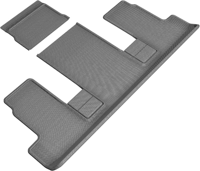 3D MAXpider 2018-2020 Chevrolet/Buick Traverse/Enclave Kagu 3rd Row Floormats - Gray L1CH08631501 Main Image