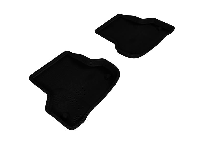 3D MAXpider 2006-2013 Audi A3 Kagu 2nd Row Floormats - Black L1AD00521509 Main Image