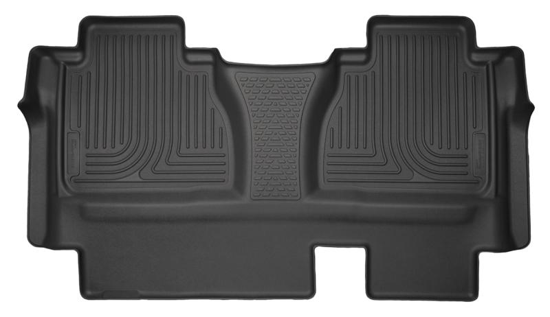 Husky Liners 14-15 Toyota Tundra Double Cab Pickup Weatherbeater Black 2nd Seat Floor Liners 19561 Main Image