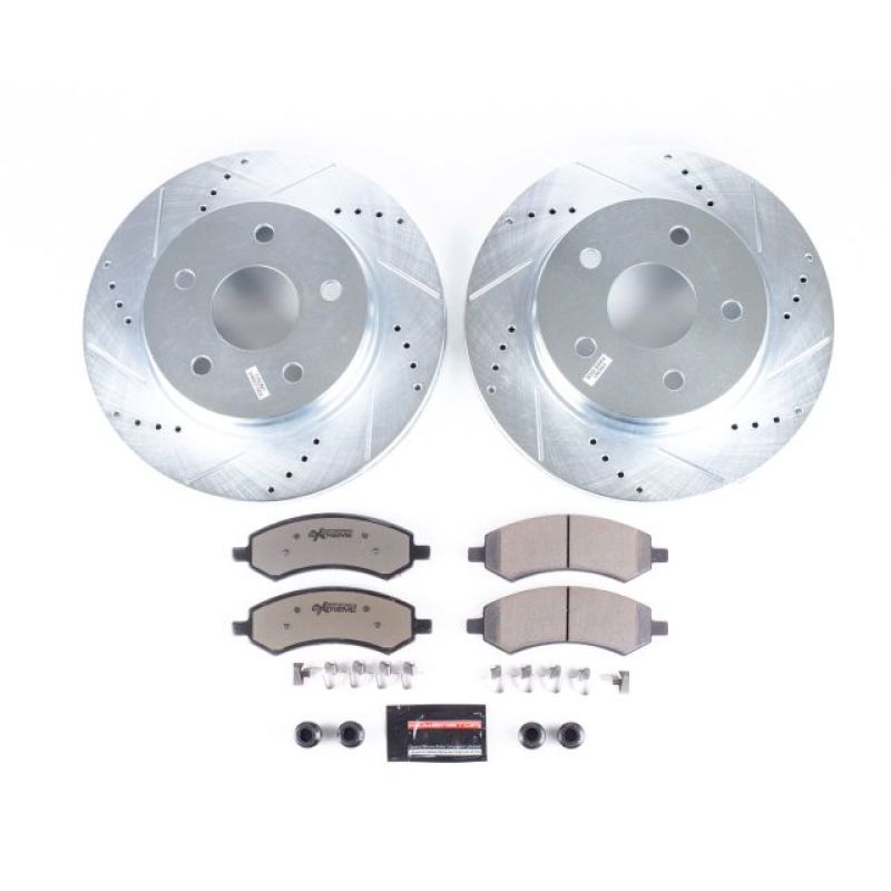 PowerStop PSB Z36 Truck & Tow Kit Brakes, Rotors & Pads Brake Kits - Performance D&S main image