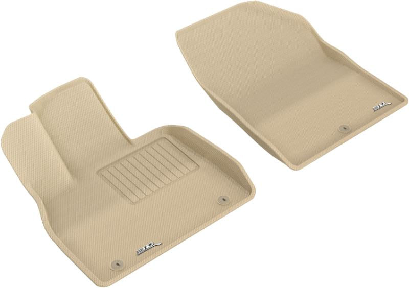 3D MAXpider 2020 Hyundai Palisade Kagu 1st Row Floormat - Tan L1HY10011502 Main Image