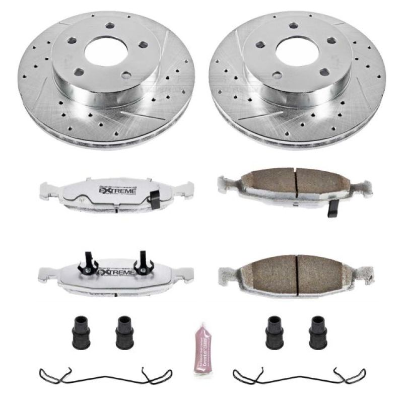 PowerStop PSB Z26 Street Warrior Kit Brakes, Rotors & Pads Brake Kits - Performance D&S main image