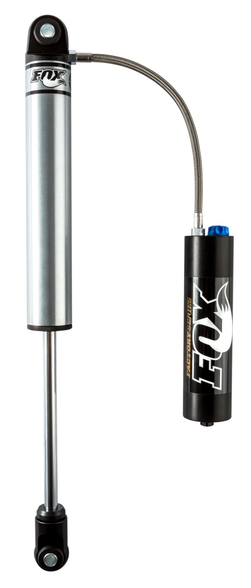 Fox 2.0 Factory Series 8in. Smooth Body Remote Res. Shock w/Stem Top (Custom Valving) CD Adj - Blk 980-26-635-1 Main Image