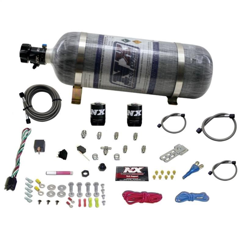 Nitrous Express All Sport Compact EFI Single Nozzle Nitrous Kit w/Composite Bottle 20923-12 Main Image