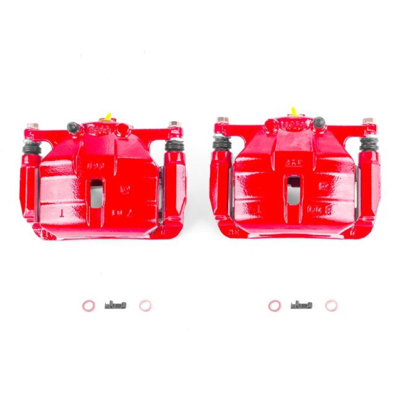 PowerStop PSB Red Calipers Brakes, Rotors & Pads Brake Calipers - Perf main image